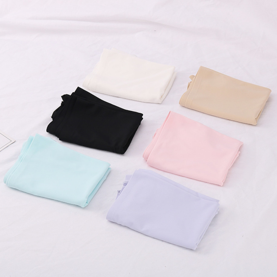 Ladies Boxer Panties Ice Silk Seamless Mid Waist Briefs Knickers Shorts 3 Pack
