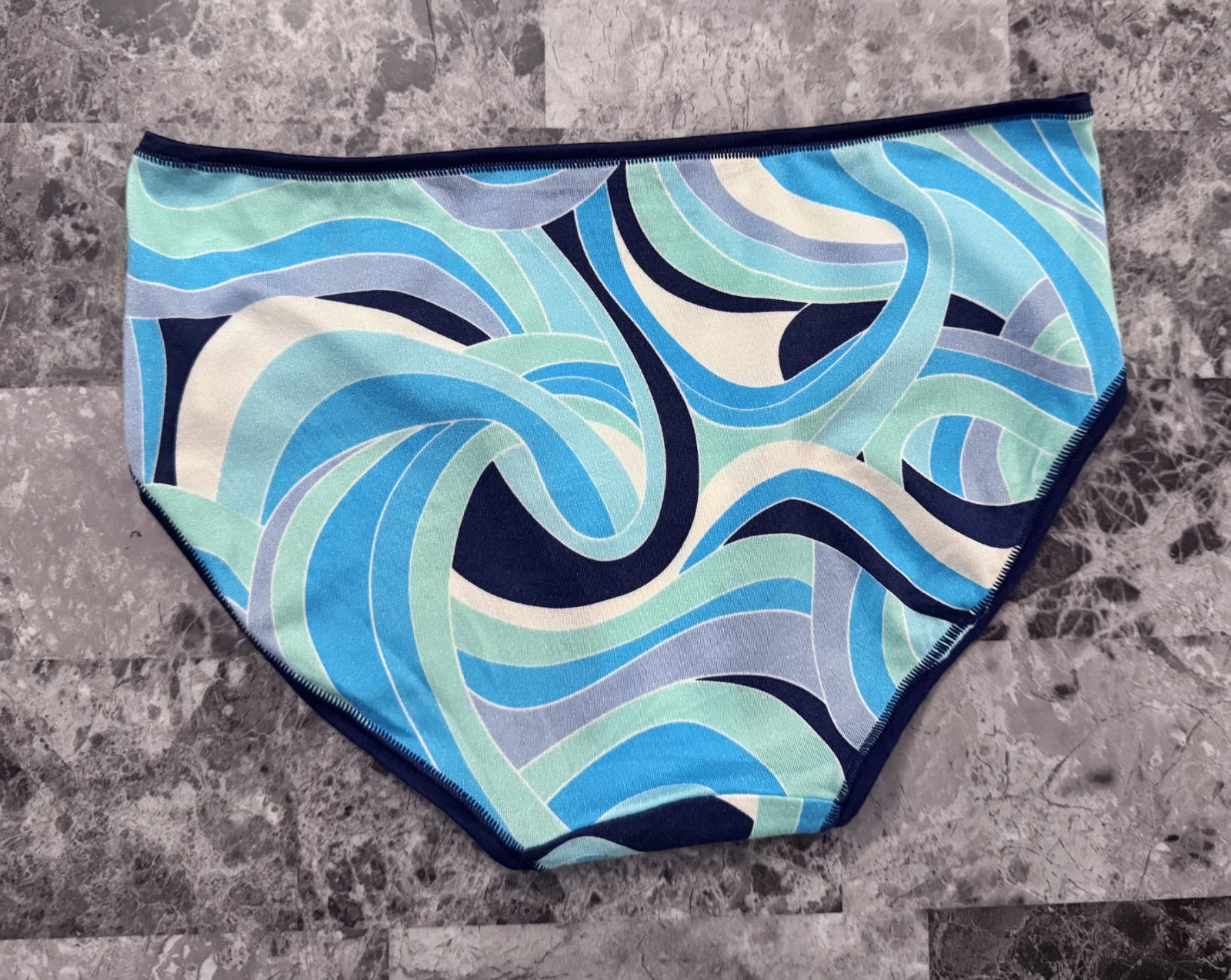 NWT VICTORIA’S SECRET FABULOUS M SMOOTH BLUE GREEN RETRO RARE HIPHUGGER PANTIES