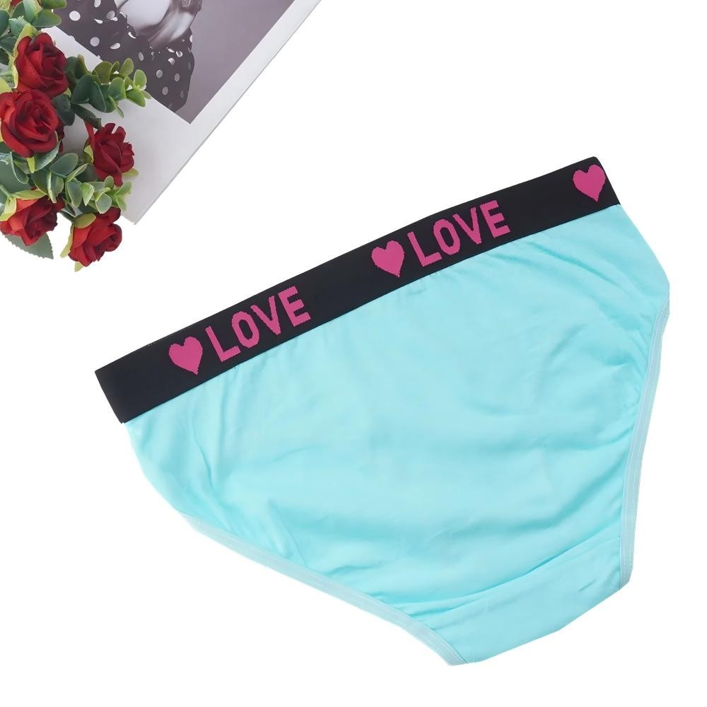 4pcs Style Ladies Medium Waist Cotton Underwear Casual Sports Soft Daily Pantie
