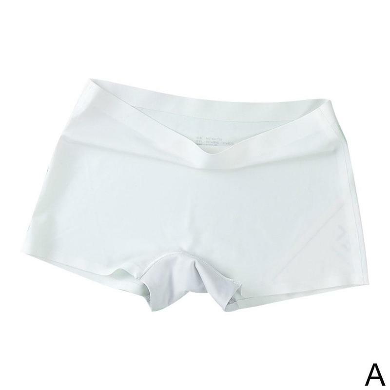 Womens Ice Silk Safety Shorts Invisible Seamless Boxer Briefs Underwear Boyshort