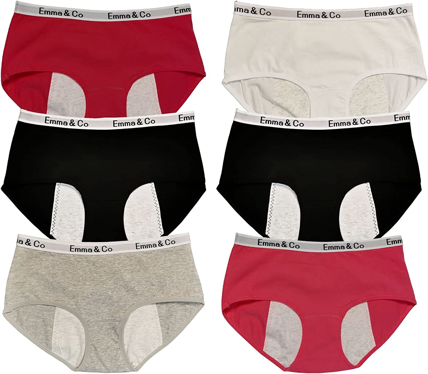 Period Pants High Waist Postpartum Underwear Leakproof Menstrual Cotton Knickers