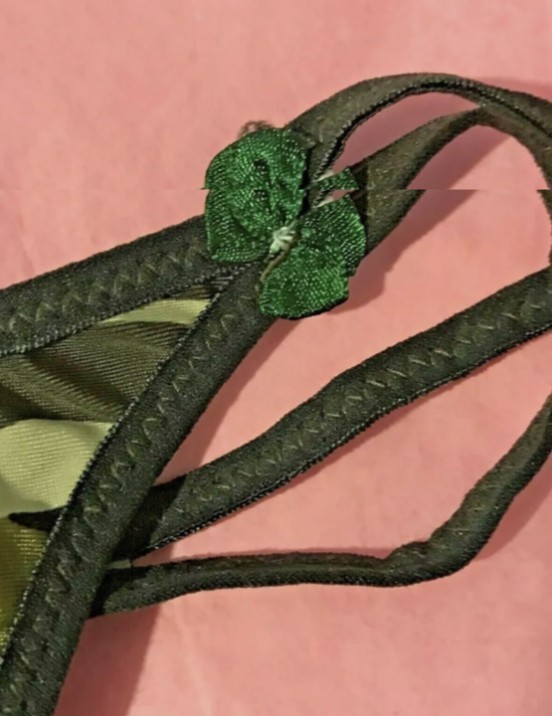 Women’s Camo Thong Bikini Set 2pc Strappy Stretch One Size M L XL