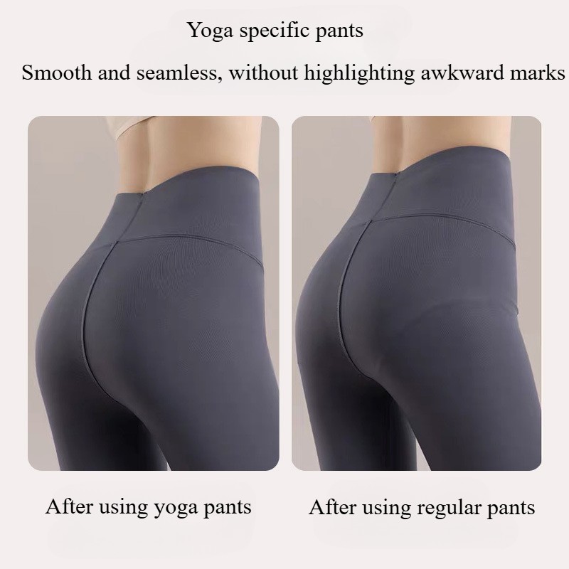 Ladies’ high waisted tight fitting triangle pants without hip compression