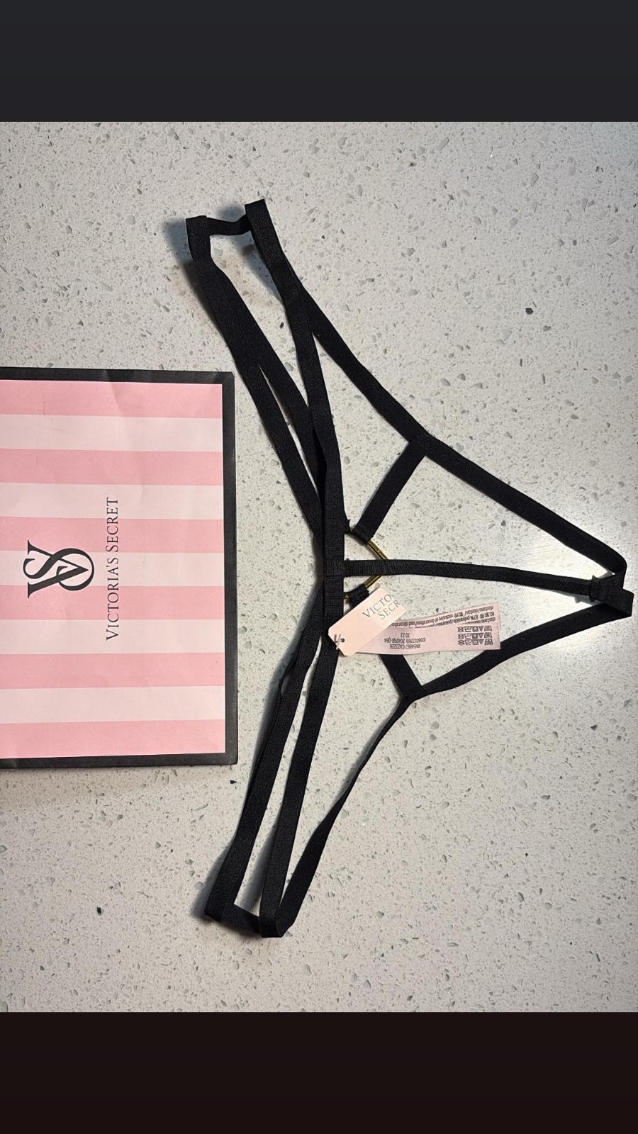 Victoria’s Secret Very Strappy V String Size S/P NWT Heart