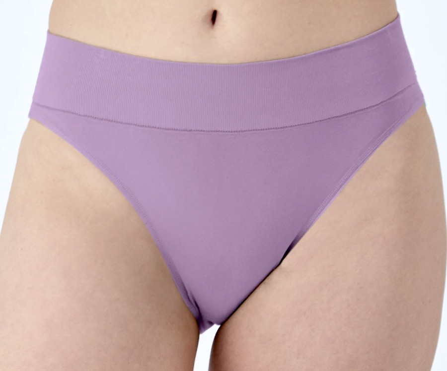 MAIDENFORM M Seamless Sojourn Lilac High Leg Bikini Panty Womens Sz S M L
