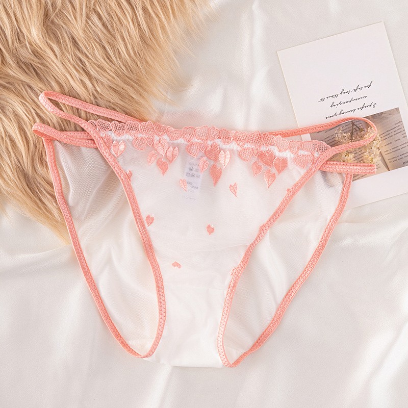 4 Pack Lot Sexy Womens Sheer See Through Panties Brief Underwear Lingerie French