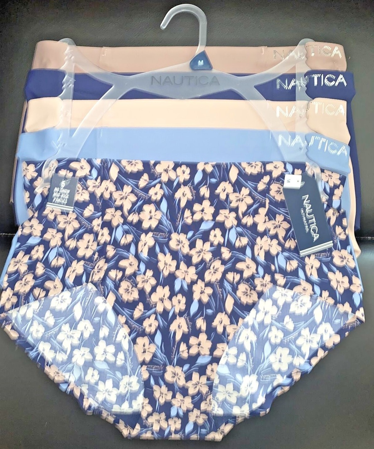 NAUTICA 5 Pack FIT BRIEFS~SEAMLESS~ REGULAR SIZES~MULTICOLOR~ NT9545~ALL SIZES~