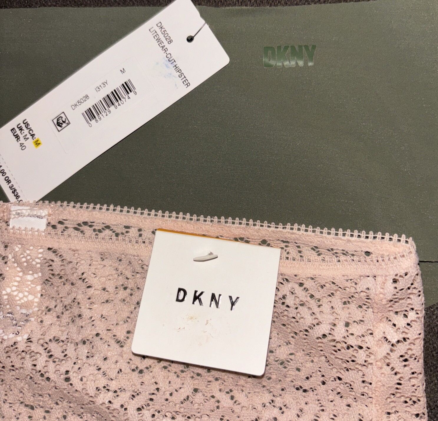 DKNY & b.’tempt’d Mixed Lot Of 6-Pairs Lace & Litewear Cheeky/Hipster Panties