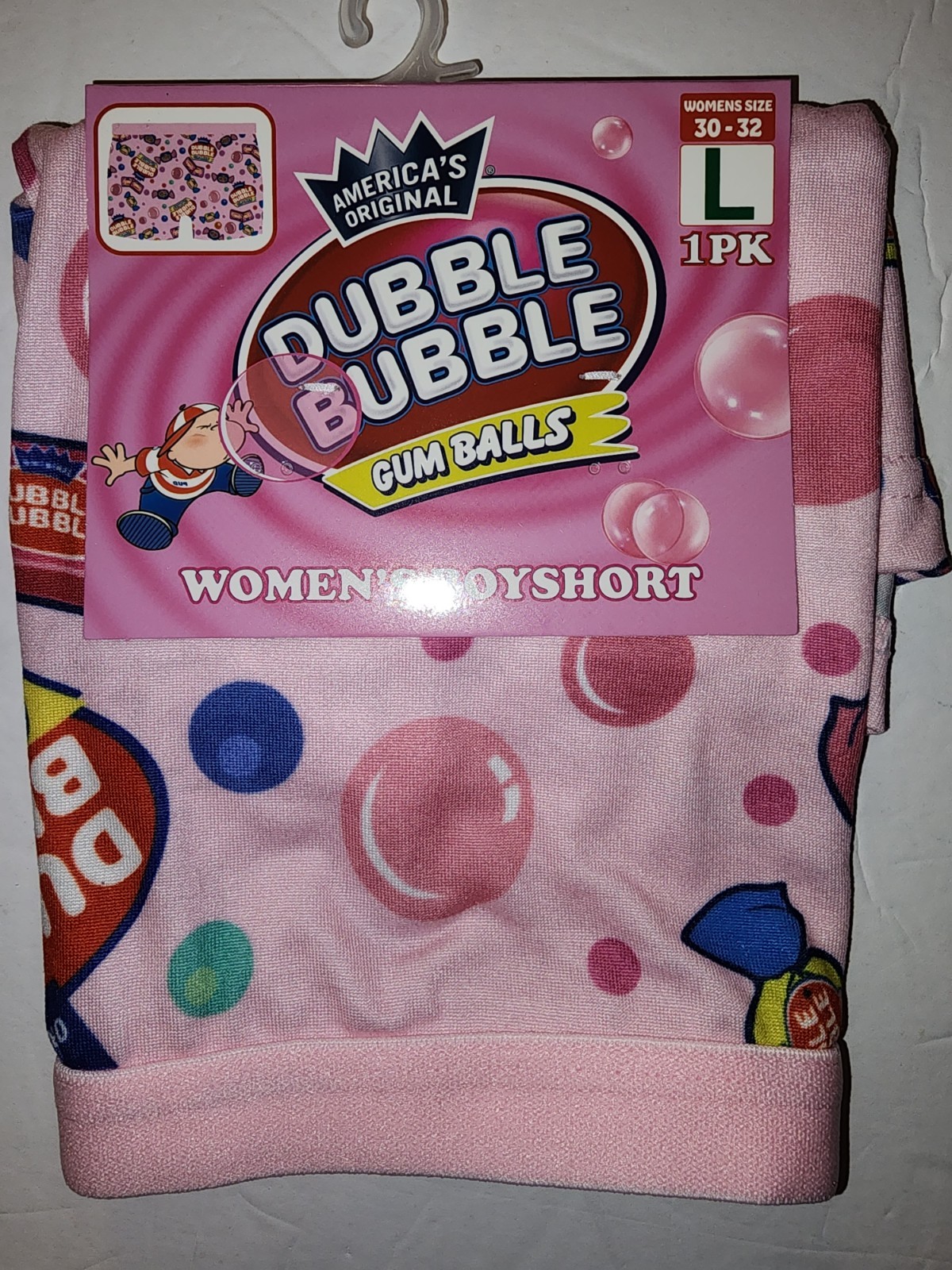 New Dubble Bubble Women’s Boy Short Size Large 30-32