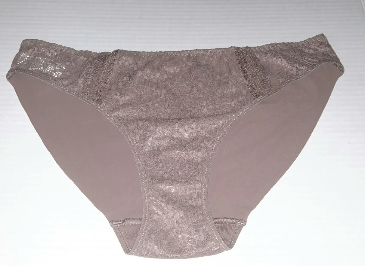 $45 Simone Perele Women’s Brown Comete Bikini Panty Size L