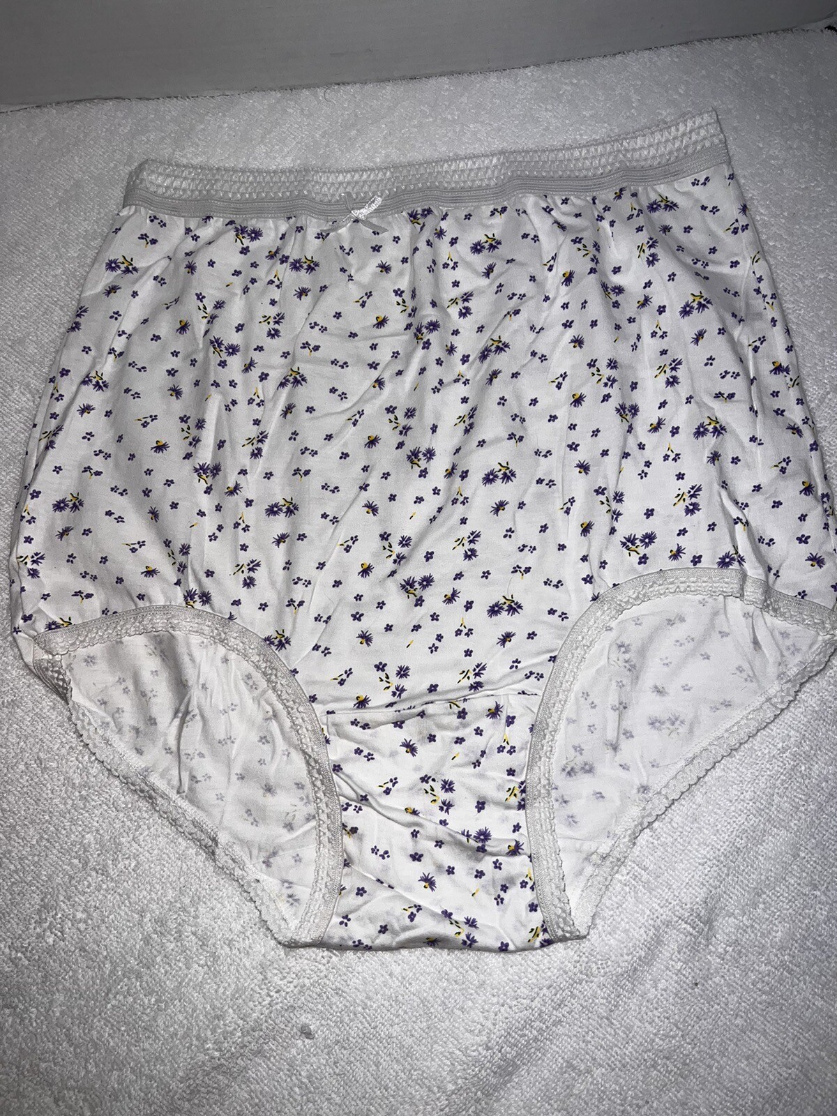 Women Full Coverage Panties Cotton Intimate Fashion By Teri Floral 6pk Size 10