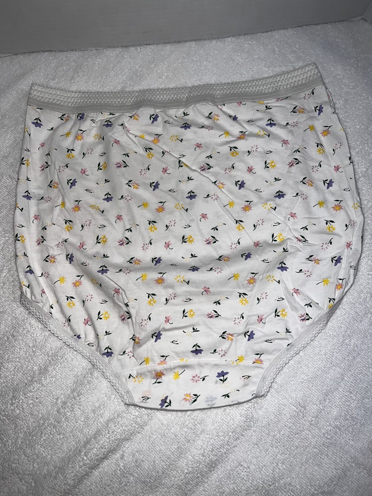 Women Full Coverage Panties Cotton Intimate Fashion By Teri Floral 6pk Size 10