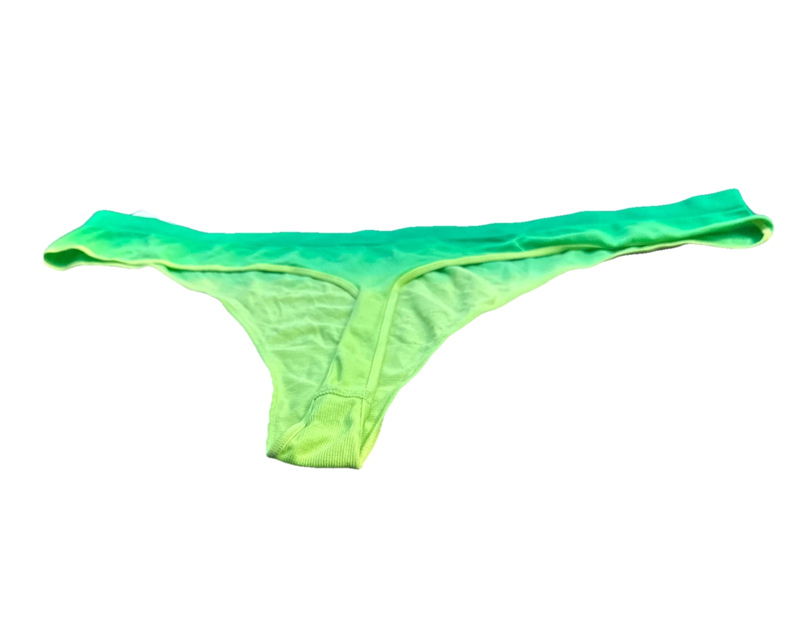 No Boundaries Women’s Seamless Thong Green ombre New XXL (21)