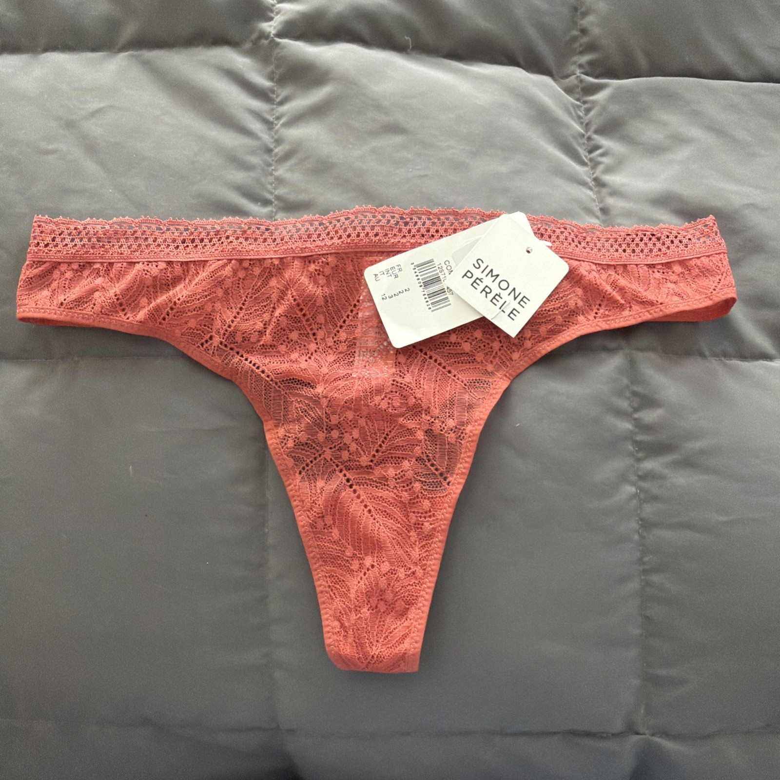 NWT SIMONE PERELE Womens Size 2 (US S) Comete Thong Panties