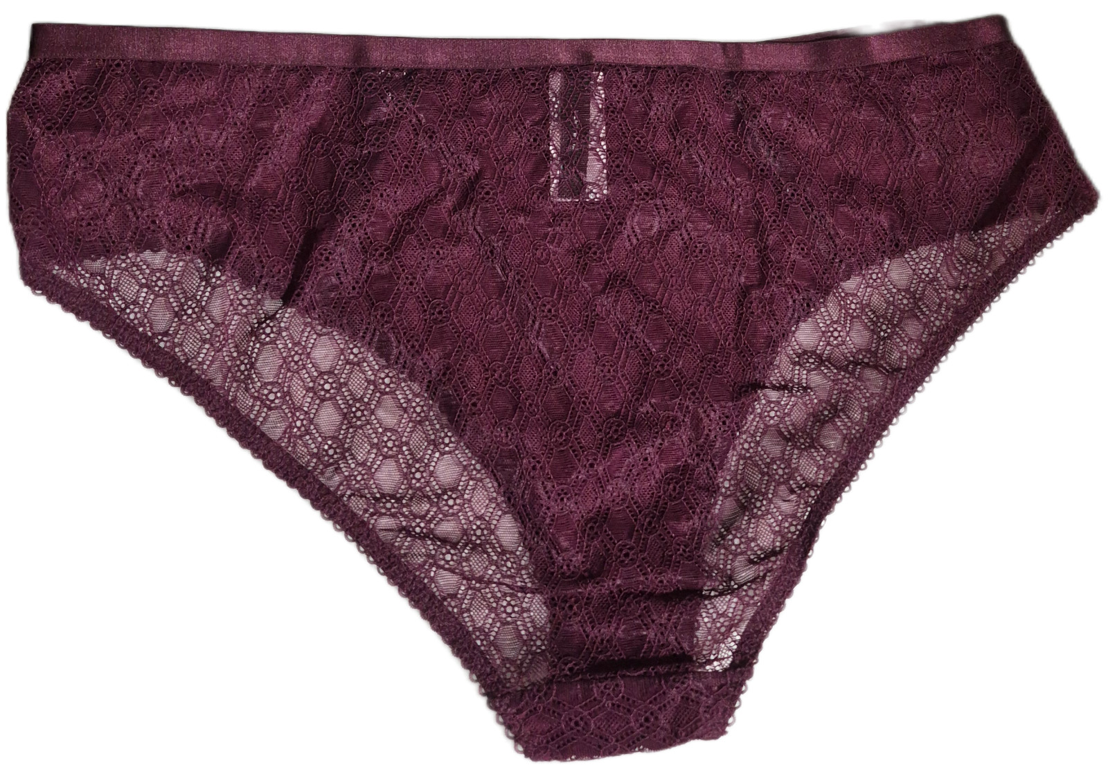 Torrid Hipster Panty Size 2X Winetasting Bella Lusso Fishnet Lace Mid Rise NWT