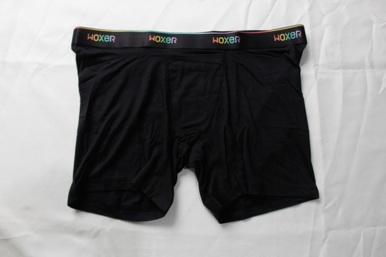 Woxer Women’s Mid-Rise Lightweight Baller Pride Boxer Briefs DH3 Black XL NWT