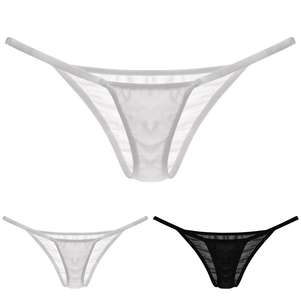Underwear Briefs Slight Stretch Solid Thongs Vacation G-String Holiday