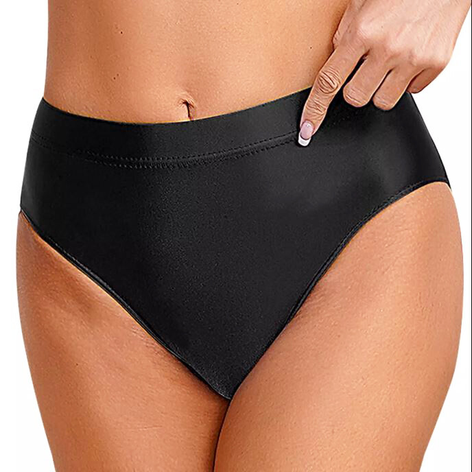 5PCS/LOT Sexy Womens Briefs Silky Satin Thongs Low Rise Panties Shiny Underwear
