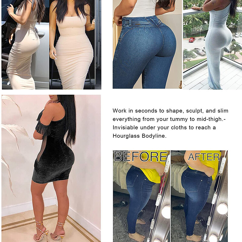 Women Butt Lift and Hip Enhancer Booty Padded Underwear Pants Shapewear FAKE ASS