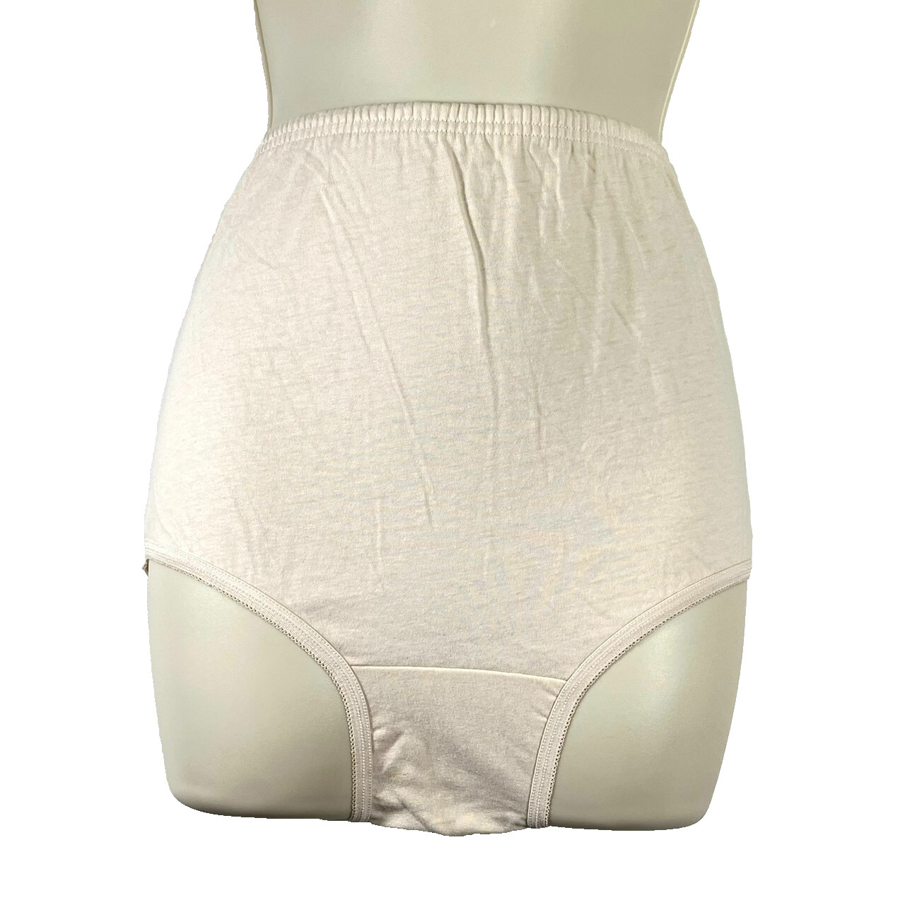 NWT 3-Pack Vanity Fair Womens 6/M Perfectly Yours Cotton Brief Panty 15320 Fawn