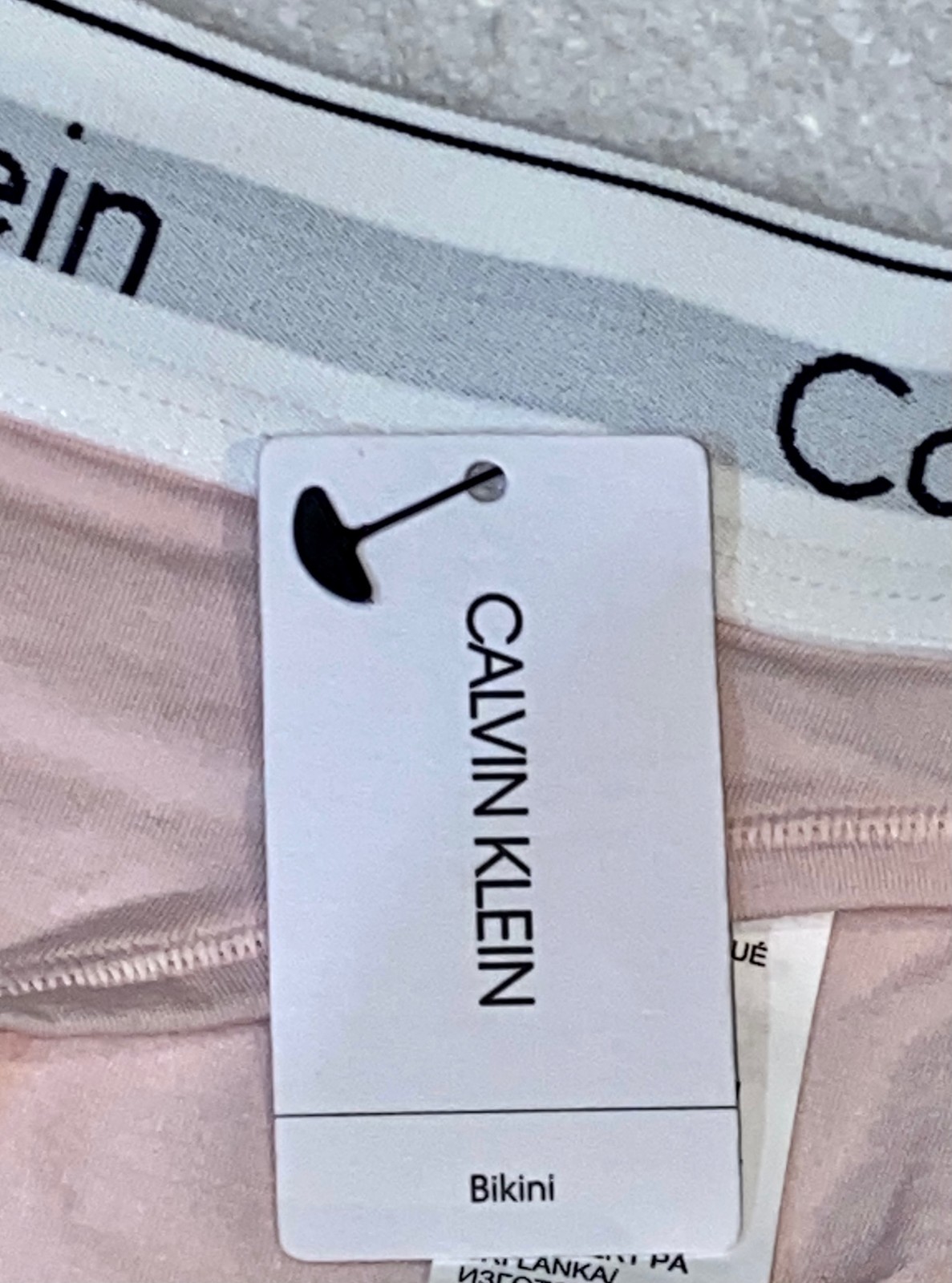 CALVIN KLEIN Modern Cotton Pink White Bikini Panty Womens Sz XS 4 M 6 XL 8 F3787