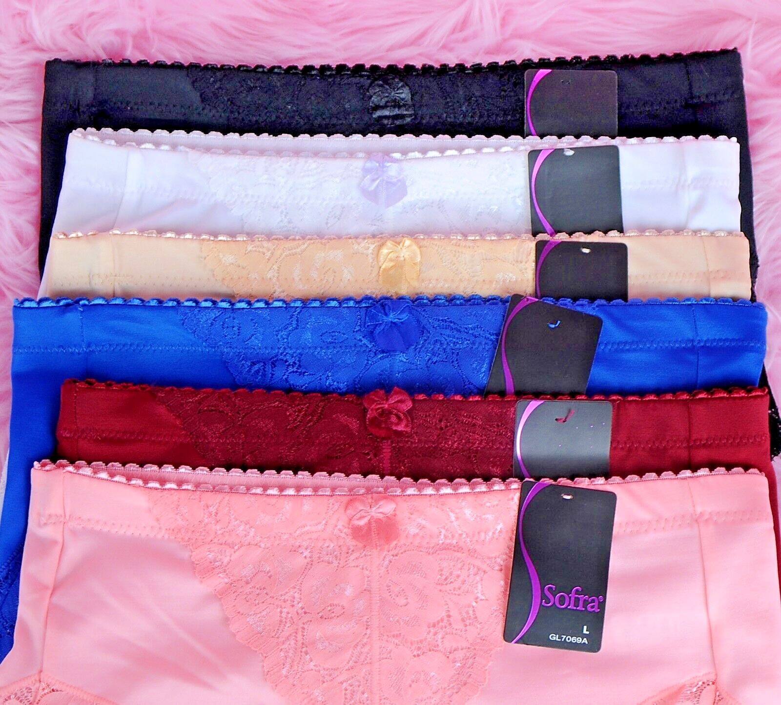 Sissy GRANNY panties Lacy VTG style 6 Colors shaping brief girdle ladies S-XL