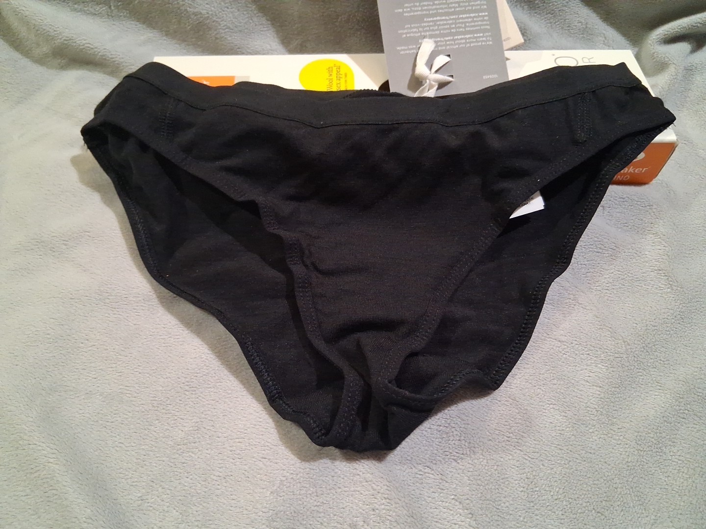 NEW icebreaker Bodyfit Merino Wmn’s XS Siren Bikini Panty Black 150 All Season