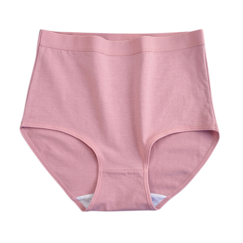 Ladies Underwear Briefs Cotton High Waist Comfort Fit Mom Wear M-3XL Large Size