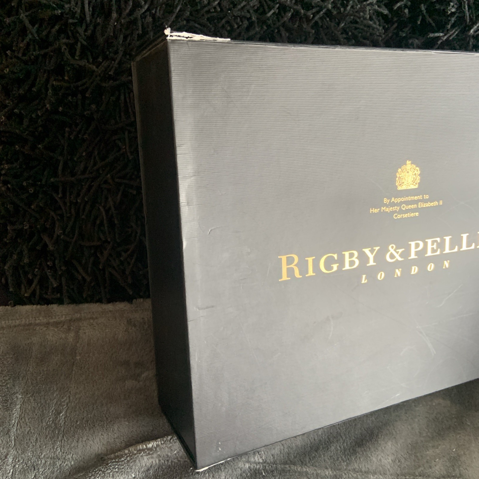 Rigby and Peller exquisite black Lace Lingerie Set Large Bnwt