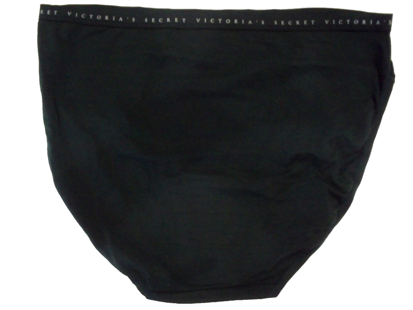XL Dark Forest Green Stretch Cotton Victorias Secret High Leg Waist Brief Pantie