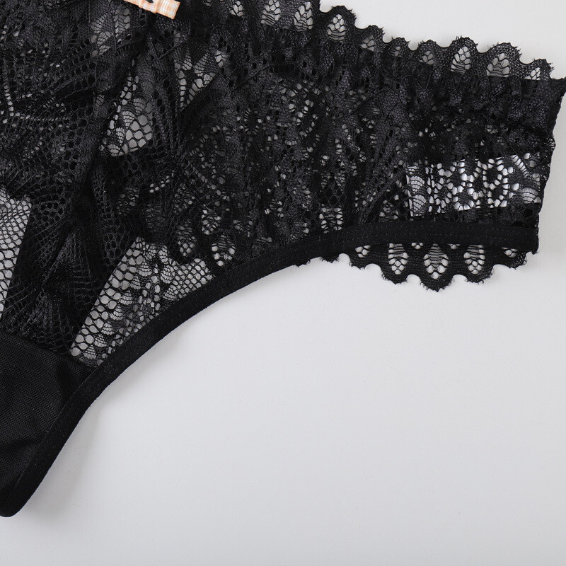 2 Pack Lot Sexy Womens Lace Thong G string Panties Underwear Briefs Lingeries