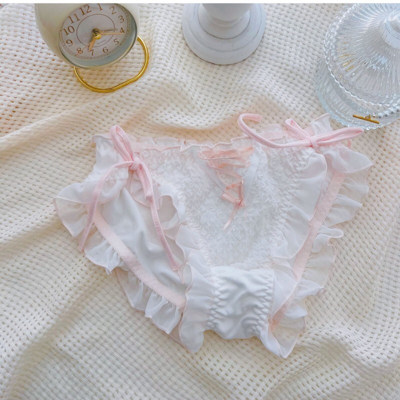 Japanese Mori girl Ribbon underpants Cute Bowknot briefs comfortable Panties