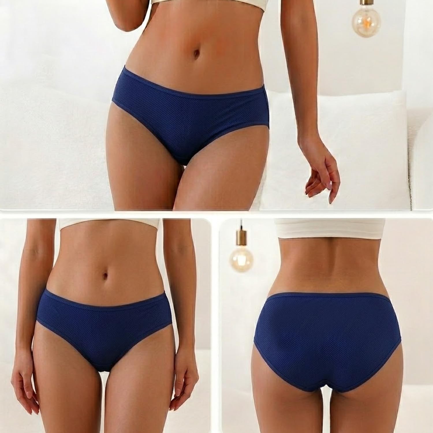 96 Pack of Womens Panties in Bulk, Wholesale Ladies Brief Underwear