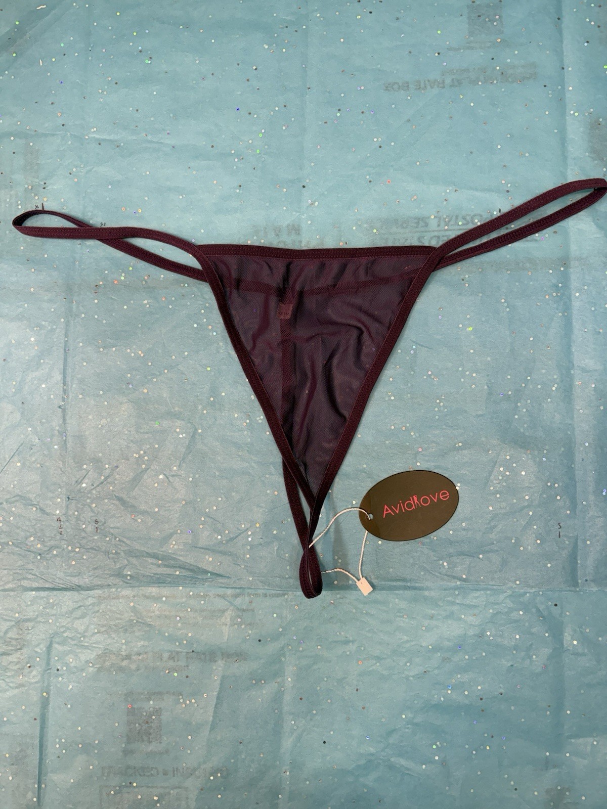 Avidlove Purple Mesh String Thong 18W