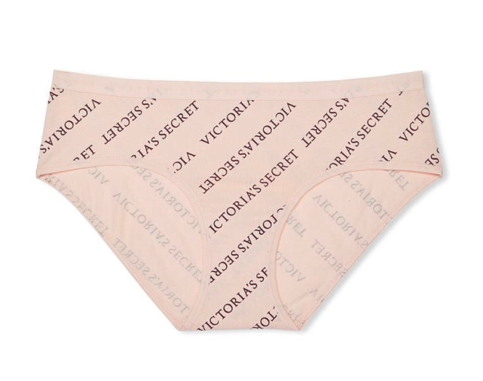 Victoria’s Secret Stretch Cotton Hiphugger Hipster Pink Logo Size Small NWT