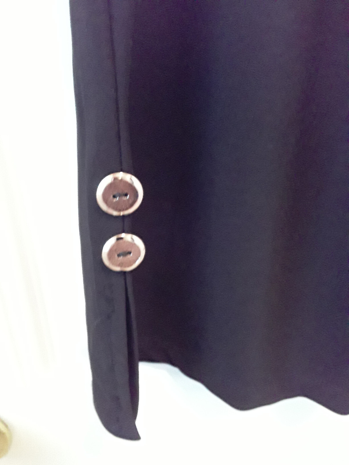 Gitane Women’s size S Black stretch Capri’s embellished NWT made in Can co1488