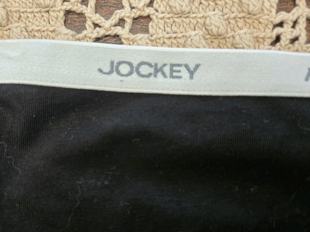 JOCKEY GENERATION LOGO Supima Cotton Thong Black XL Soft & Durable NWT