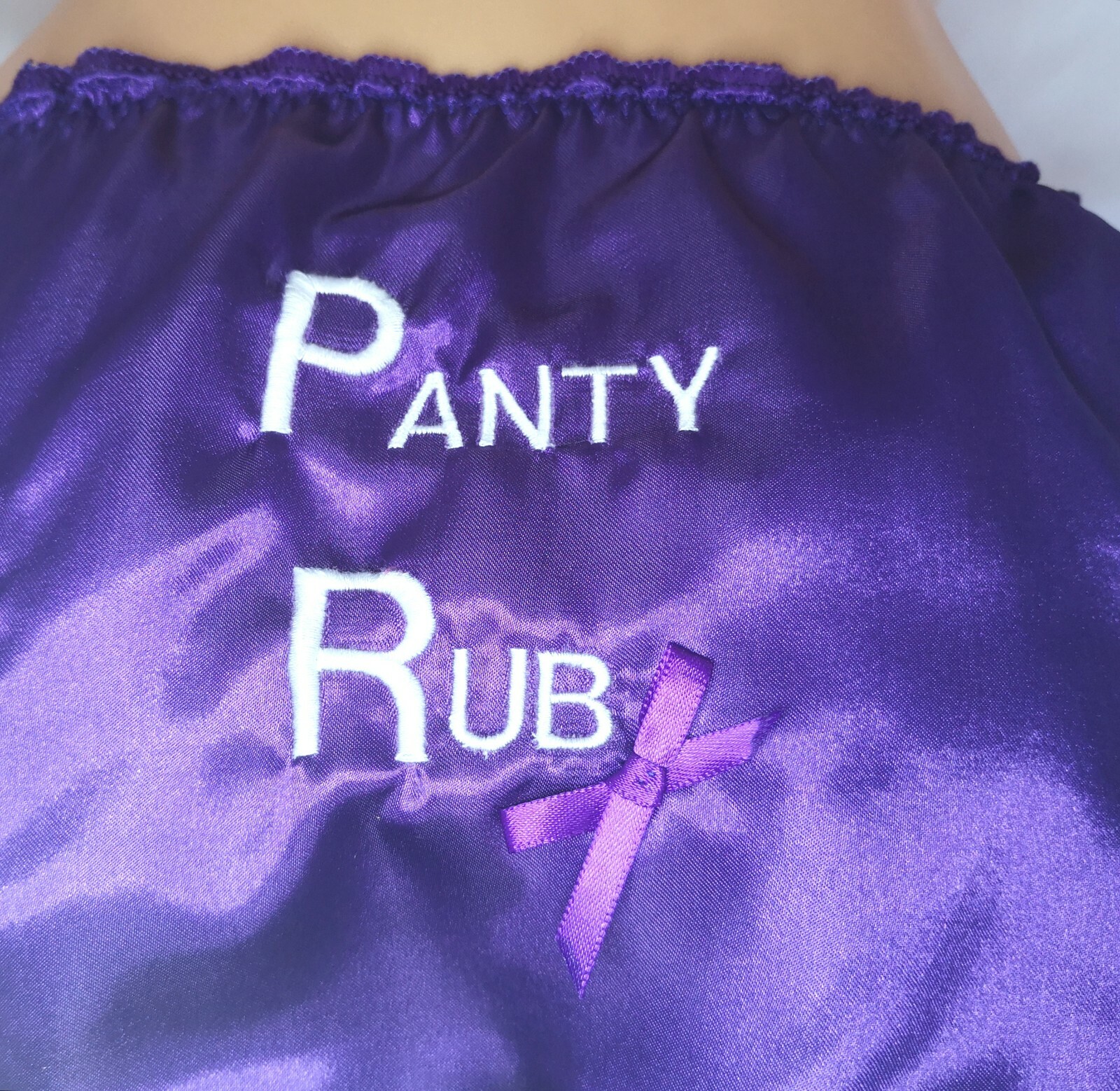 🌸MADE TO ORDER* Personalised EMBROIDERED “SATIN SISSY” Knickers any colour🌸
