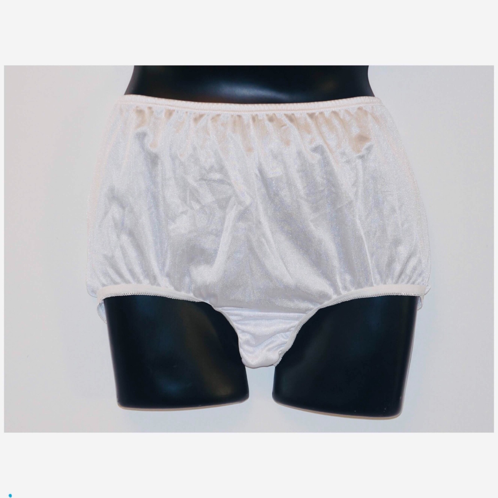 New 4 pcs Soft Vintage Nylon Briefs In White