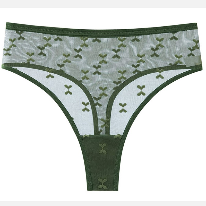 4 Pack Lot Sexy Womens Sheer See Through Panties Thongs Underwear Lingerie Brief