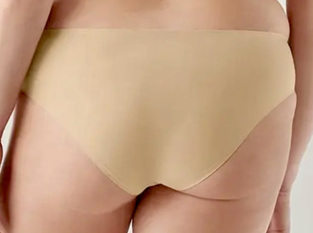 TRUE AND CO Body 3 Pk Nude Black All Stretch Bikini Panty Womens O/S fits XL-3X