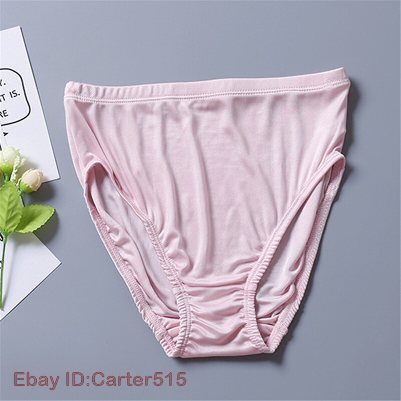 2pc Women Knitted Briefs Mulberry Silk Underwear Real Silk Lady Panties