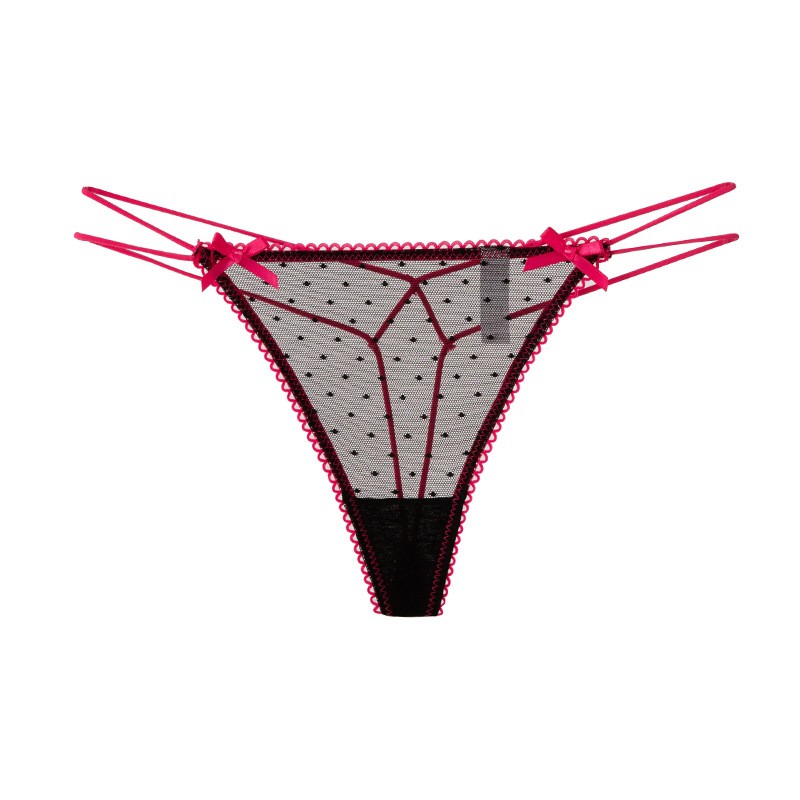 3 Pack Lot Sexy Womens See Through Sheer Panties Thongs G string Brief Underwear