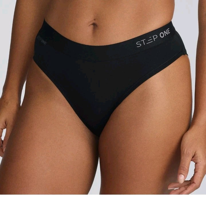 Step One Bikini Brief XL Tap Shoe Black Bamboo Soft BNWT Unopened