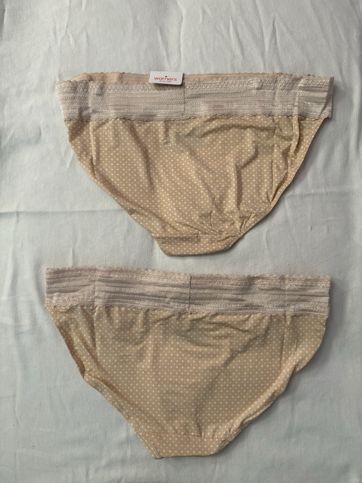 NEW Warners No Pinching No Problems Lace Bikini WR5509 2 Pair Women Size 2xlarge