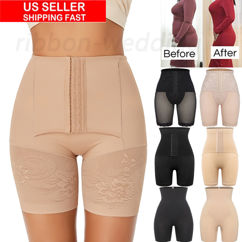 Fajas Colombianas High Waist Tummy Control Panties Girdle Shapewear Body Shaper