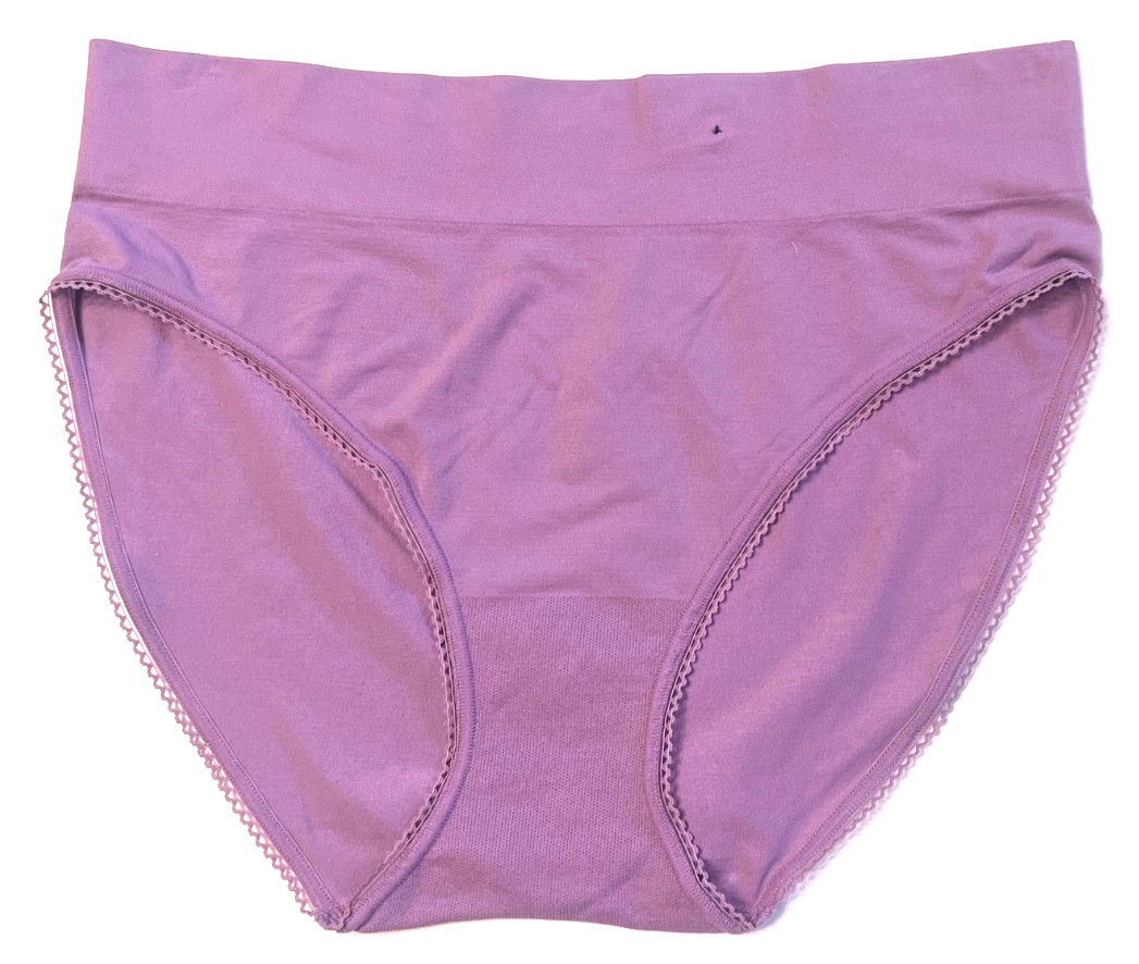 Wacoal LARGE (Size 7) Feeling Flexible Hi-Cut Brief Panty NWOT 871332 Pink-ish