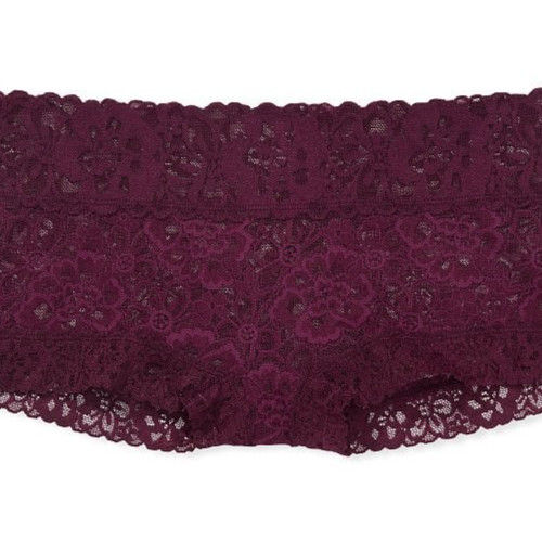 M L Raspberry KIR WIne FLORAL LACE THE LACIE Victorias Secret SHORTIE Pantie