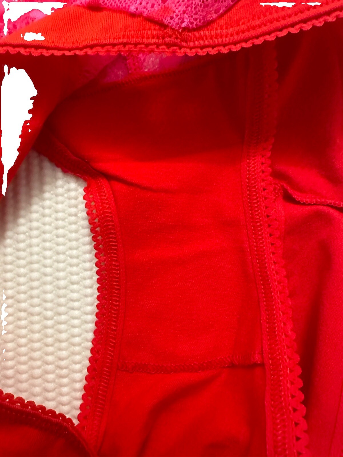 Victoria’s Secret Bikini Pink Red Heart Panty Small NWT