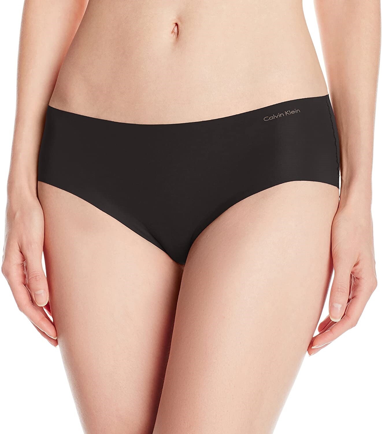Calvin Klein 253059 Women’s Invisibles Hipster Panty Black Underwear Size L